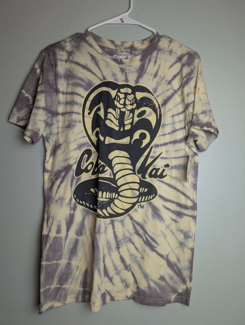Grunge Fifth Sun Cobra Kai Logo Tie Dye Graphic Tee Shirt Small Size S